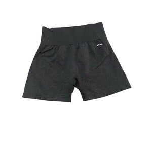 AYBL Biker Shorts Womens S Black Seamless High Waisted Workout Activewear